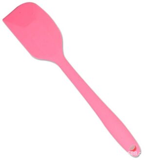 Bakken Schraper Cake Bakken Tool Food Grade Non Stick Spatel Boter Lepel Koken Siliconen Spatel Rubber Schop Bakkerij Gereedschap roze