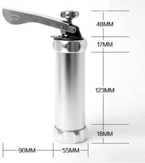 Bakken Tools Draagbare 20 Cookie Mallen Keuken Gadgets Cookie Koekjes Persmachine Metalen 1 Set 4 Nozzles Cookies Druk Cutter