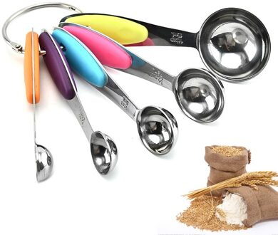 Bakken Tools Keuken Accessoires Maatlepel Scalesmeasure Cup Schaal Rvs Maatlepels Metering Lepel veelkleurig