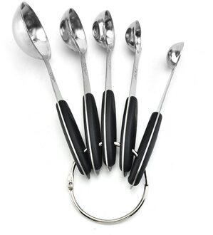 Bakken Tools Keuken Accessoires Maatlepel Scalesmeasure Cup Schaal Rvs Maatlepels Metering Lepel zwart