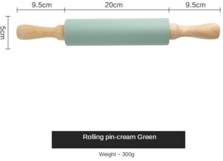 Bakken Tools Verhogen Siliconen Non-stick Verdikking Bakken Mat Gebak Rolling Kneden Pad Pizza Deeg Keuken Accessoires Rolling Pin-groen