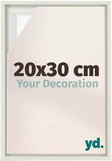 Baklijst voor Canvas 20x30 cm - Wit Mat - MDF - Lyon