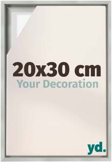 Baklijst voor Canvas 20x30 cm - Zilver Mat - MDF - Lyon