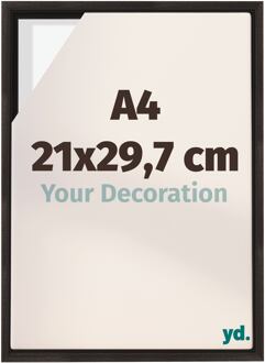 Baklijst voor Canvas 21x29,7 cm - Eiken Donker - MDF - Lyon - 21x29.7 cm