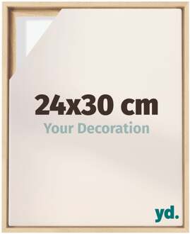 Baklijst voor Canvas 24x30 cm - Beuken - MDF - Lyon