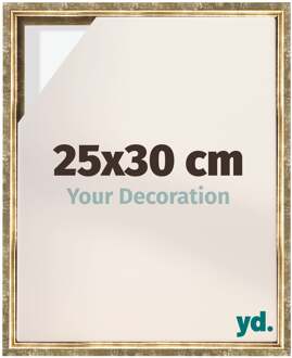 Baklijst voor Canvas 25x30 cm - Goud Antiek - MDF - Lyon