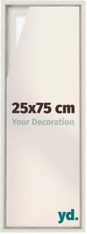 Baklijst voor Canvas 25x75 cm - White Wash - MDF - Lyon