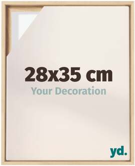 Baklijst voor Canvas 28x35 cm - Beuken - MDF - Lyon