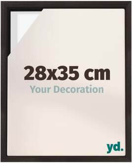 Baklijst voor Canvas 28x35 cm - Eiken Donker - MDF - Lyon