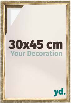 Baklijst voor Canvas 30x45 cm - Goud Antiek - MDF - Lyon