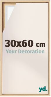 Baklijst voor Canvas 30x60 cm - Beuken - MDF - Lyon