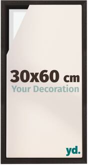 Baklijst voor Canvas 30x60 cm - Eiken Donker - MDF - Lyon