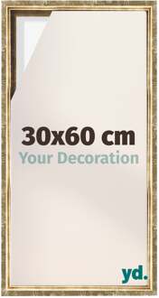 Baklijst voor Canvas 30x60 cm - Goud Antiek - MDF - Lyon