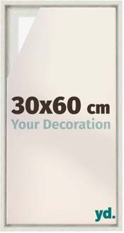 Baklijst voor Canvas 30x60 cm - White Wash - MDF - Lyon