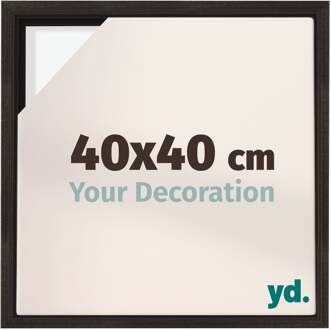 Baklijst voor Canvas 40x40 cm - Eiken Donker - MDF - Lyon