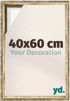Baklijst voor Canvas 40x60 cm - Goud Antiek - MDF - Lyon