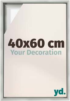 Baklijst voor Canvas 40x60 cm - Zilver Mat - MDF - Lyon