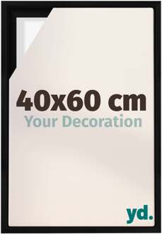 Baklijst voor Canvas 40x60 cm - Zwart Mat - MDF - Lyon