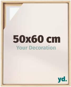 Baklijst voor Canvas 50x60 cm - Beuken - MDF - Lyon