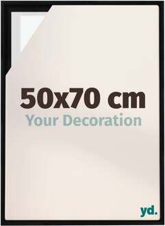 Baklijst voor Canvas 50x70 cm - Zwart Mat - MDF - Lyon