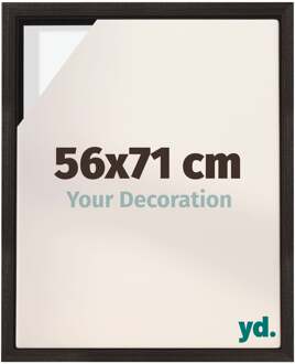 Baklijst voor Canvas 56x71 cm - Eiken Donker - MDF - Lyon
