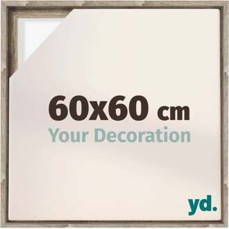 Baklijst voor Canvas 60x60 cm - Sonoma Eiken - MDF - Lyon