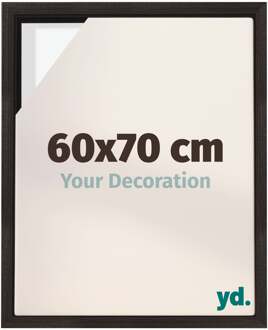 Baklijst voor Canvas 60x70 cm - Eiken Donker - MDF - Lyon