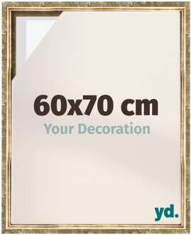 Baklijst voor Canvas 60x70 cm - Goud Antiek - MDF - Lyon