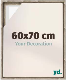 Baklijst voor Canvas 60x70 cm - Sonoma Eiken - MDF - Lyon