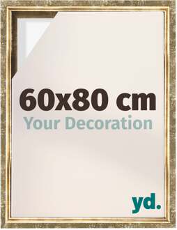 Baklijst voor Canvas 60x80 cm - Goud Antiek - MDF - Lyon