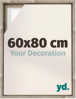 Baklijst voor Canvas 60x80 cm - Sonoma Eiken - MDF - Lyon