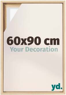 Baklijst voor Canvas 60x90 cm - Beuken - MDF - Lyon