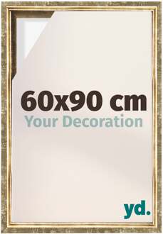 Baklijst voor Canvas 60x90 cm - Goud Antiek - MDF - Lyon