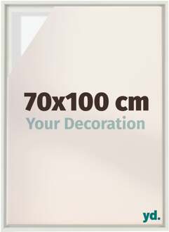 Baklijst voor Canvas 70x100 cm - Wit Mat - MDF - Lyon