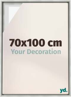 Baklijst voor Canvas 70x100 cm - Zilver Mat - MDF - Lyon