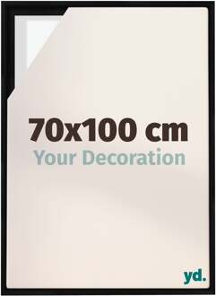 Baklijst voor Canvas 70x100 cm - Zwart Mat - MDF - Lyon