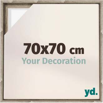 Baklijst voor Canvas 70x70 cm - Sonoma Eiken - MDF - Lyon