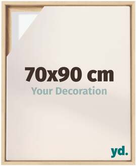 Baklijst voor Canvas 70x90 cm - Beuken - MDF - Lyon