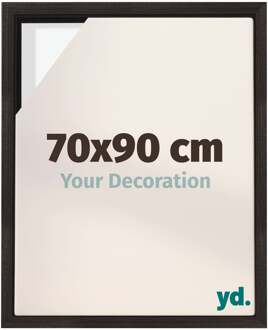 Baklijst voor Canvas 70x90 cm - Eiken Donker - MDF - Lyon