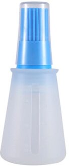 Bakolie Borstel Siliconen Olie Fles Met Cap Barbecue Borstel Met Schaal Saus Boter Borstel Keuken Koken Accessoire blauw