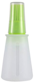 Bakolie Borstel Siliconen Olie Fles Met Cap Barbecue Borstel Met Schaal Saus Boter Borstel Keuken Koken Accessoire groen