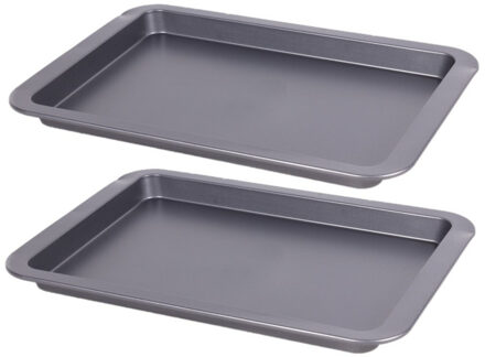 Bakplaat - 2 stuks - universeel - 33 x 23 cm - max 220 - 240 graden celsius