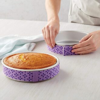 Bakplaat Beschermen Banding Doek Pasteuze Tool Schoon Cake Pan Strips Bakken Zelfs Strip Riem Vochtig Niveau Taart Gereedschap #50G