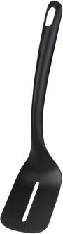 Bakspatel - zwart - kunststof - 30 cm - Keukengerei - eieren/pannenkoeken bakken - Keukengerei