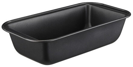 Bakvorm - zwart - 25,5 x 12 x 8,5 cm - rechthoekig - cake vorm - bakvormen