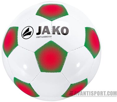 Bal Light Classico 3.0 - Voetbal -  Algemeen - Maat 5 - Wit;Groen;Rood