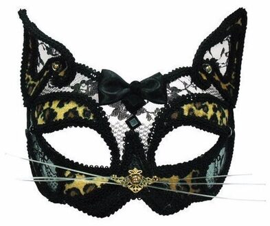 Bal Masque masker luipaard - Verkleedmaskers Multikleur