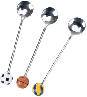 Bal Patroon Roestvrij Staal Muzikale Koffielepel Theelepel Servies Keuken Thee Lepel Koffie Theelepels Keuken Servies #25