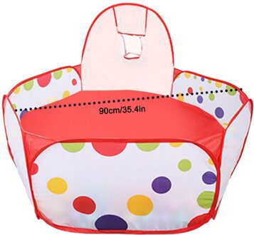 Bal Pit Spelen Tent Met Basketbal Hoepel Voor Kinderen Peuters Outdoor Indoor Spelen 90/120/150Cm (ballen Niet Inbegrepen) 0.9M