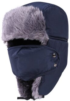 Balaclava Oorklep Bomber Hoeden Caps Sjaal Mannen Vrouwen Hoed Trooper Oorklep Sneeuw Ski Hat Cap Met Sjaal DG